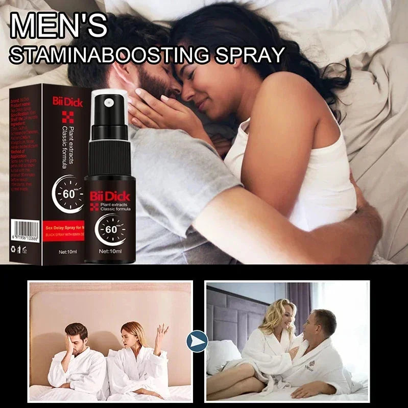 Spray retardateur d'éjaculation, flirt efficace et durable, érection naturelle rapide, contrôle prolongé de la vie sexuelle