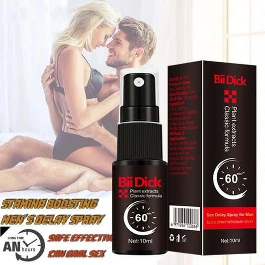 Spray retardateur d'éjaculation, flirt efficace et durable, érection naturelle rapide, contrôle prolongé de la vie sexuelle