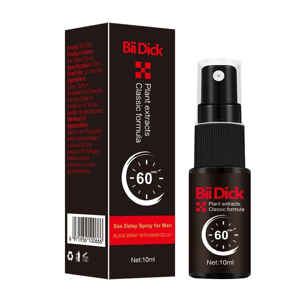 Spray retardateur d'éjaculation, flirt efficace et durable, érection naturelle rapide, contrôle prolongé de la vie sexuelle
