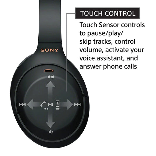 Écouteurs sans fil à réduction de bruit Sony, haut de gamme, WH-1000XM4